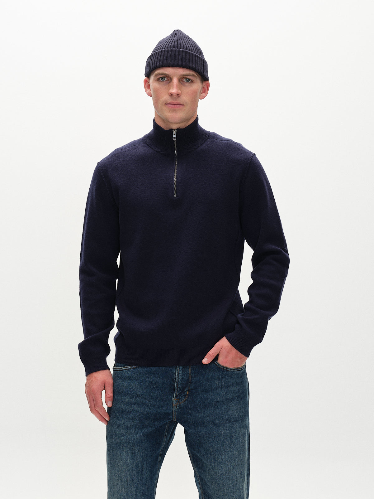 Strick Gabba Blanko Roll Neck